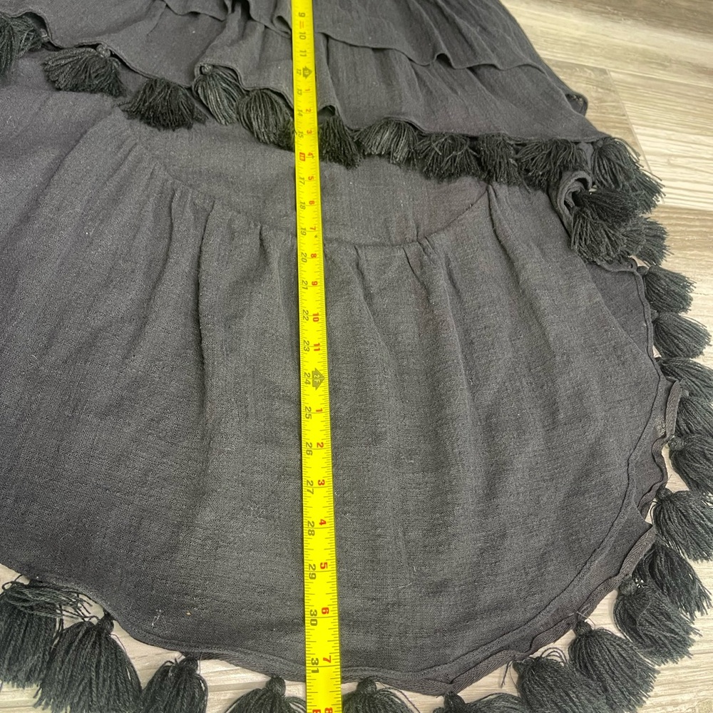 MISA LOS ANGELES Tassel Trim high low skirt - Picture 10 of 12